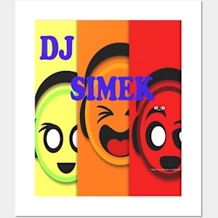 Logo ``Dj Simek´´ #3 Posters and Art